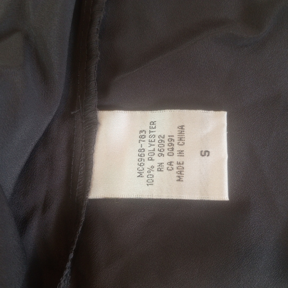 Women's Black Sleeveless Top with Silver Accents - Picture 10 of 11